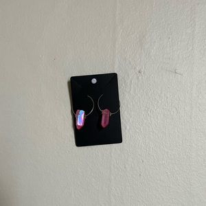 handmade crystal earrings